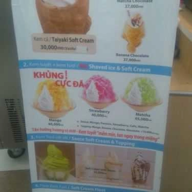 Thực đơn- Cafe Kem Cá Tokyo - AEON Mall Tân Phú