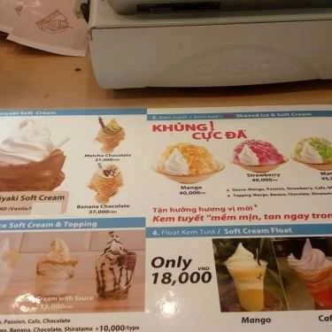 Thực đơn- Cafe Kem Cá Tokyo - AEON Mall Tân Phú