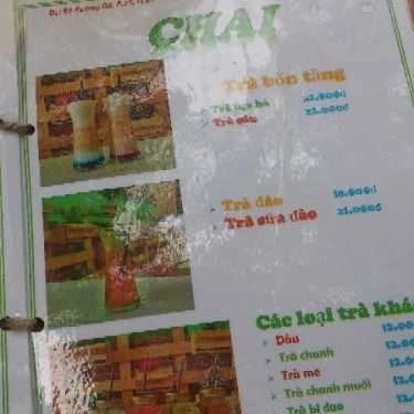 Thực đơn- Chai - Kem & Cafe - Đường D3