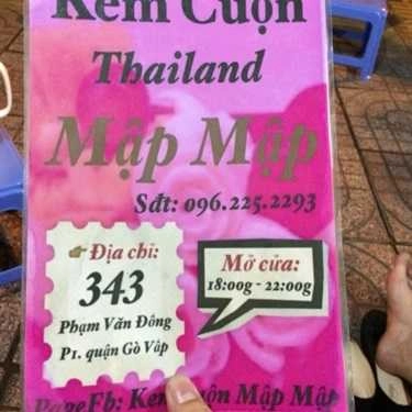 Thực đơn- Cafe Kem Cuộn Mập Mập - Phạm Văn Đồng