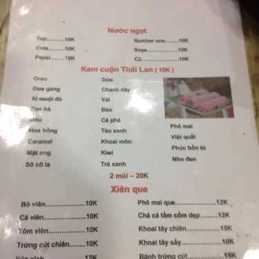 Thực đơn- Cafe Kem Cuộn Trà Sữa Family - Ni Sư Huỳnh Liên