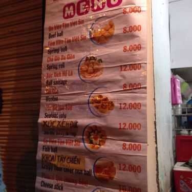 Thực đơn- Cafe Kem Dừa Bangkok - Trần Hưng Đạo