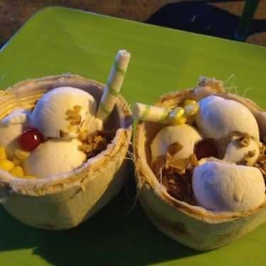 Món ăn- Ăn vặt Kem Dừa Phaya Thai