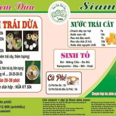 Thực đơn- Ăn vặt Kem Dừa Vỉa Hè