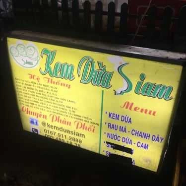 Thực đơn- Ăn vặt Kem Dừa Vỉa Hè