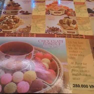 Thực đơn- Cafe Kem Snowéé - Cống Quỳnh