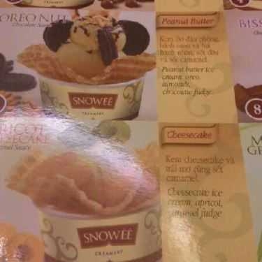 Thực đơn- Cafe Kem Snowéé - Cống Quỳnh