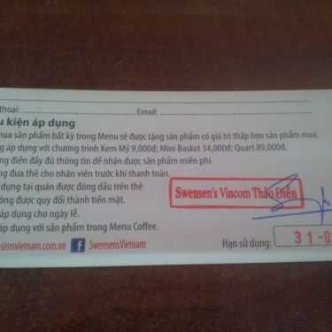 Tổng hợp- Cafe Kem Swensen’s - Vincom Mega Mall Thảo Điền