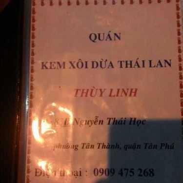 Thực đơn- Ăn vặt Thùy Linh - Kem Xôi Dừa Thái Lan