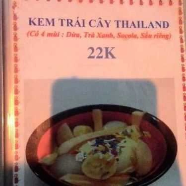 Thực đơn- Ăn vặt Thùy Linh - Kem Xôi Dừa Thái Lan