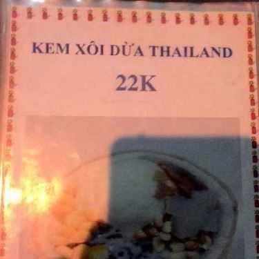 Thực đơn- Ăn vặt Thùy Linh - Kem Xôi Dừa Thái Lan