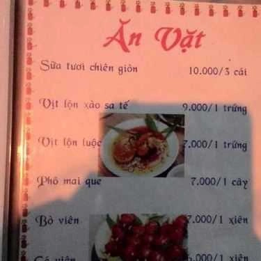 Thực đơn- Ăn vặt Thùy Linh - Kem Xôi Dừa Thái Lan