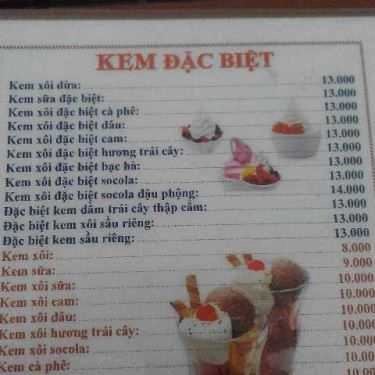 Thực đơn- Cafe Kem Xôi - Làng Đại Học
