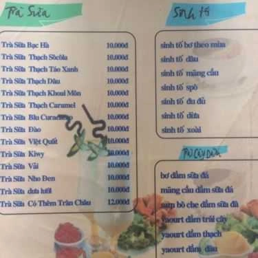 Thực đơn- Cafe Kem Xôi Thanh Hằng - Tô Ký