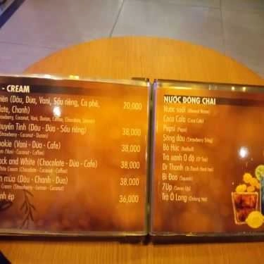 Thực đơn- Ken Coffee