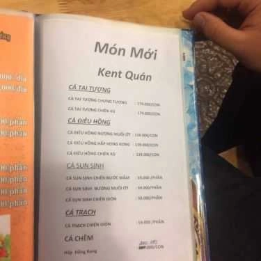 Thực đơn- Quán Nhậu Kent Quán - Ốc, Bia & Nướng