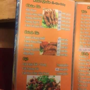 Thực đơn- Quán Nhậu Kent Quán - Ốc, Bia & Nướng