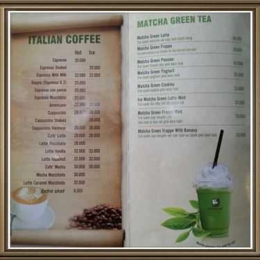 Thực đơn- Khải Nguyên Coffee House - Lê Trung Nghĩa