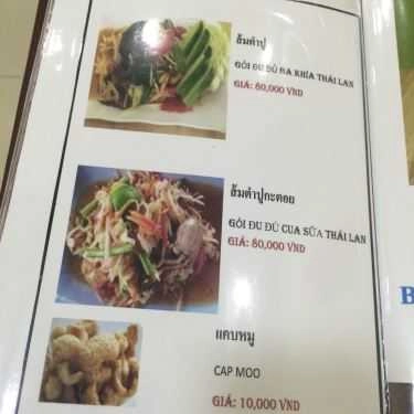 Thực đơn- Ăn vặt Khanom Thái - Chè Thái Chính Hiệu