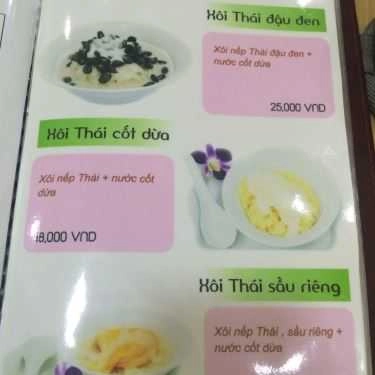 Thực đơn- Ăn vặt Khanom Thái - Chè Thái Chính Hiệu