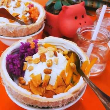 Món ăn- Cafe Khạp Khun - Kem Xôi Dừa