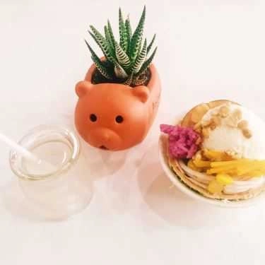 Món ăn- Cafe Khạp Khun - Kem Xôi Dừa