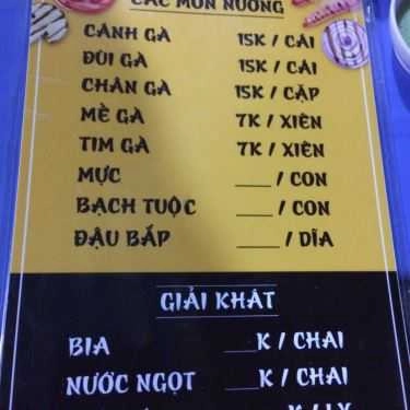 Thực đơn- Khu Ăn Vặt Chi Lăng - Lê Quang Sung