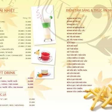 Thực đơn- Khúc Mùa Thu Cafe