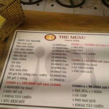 Thực đơn- KK Coffee & Tea