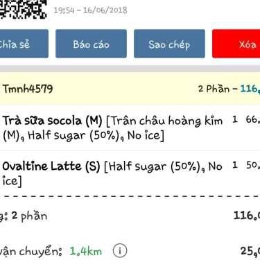 Thực đơn- Koi Thé Café - Phan Văn Trị