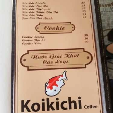 Thực đơn- KoiKichi Coffee