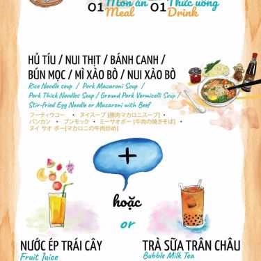 Thực đơn- Koko - Cafe, Ăn Vặt & Cơm Trưa Văn Phòng