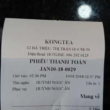 Tổng hợp- Cafe Kong Tea