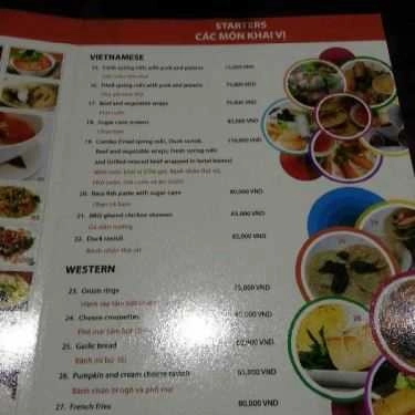 Thực đơn- Quán Ăn KOTO Saigon Training Restaurant