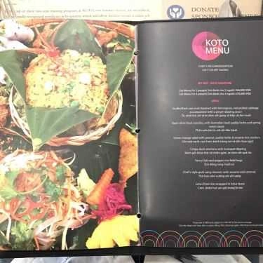 Thực đơn- Quán Ăn KOTO Saigon Training Restaurant