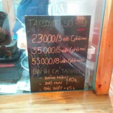 Thực đơn- Ăn vặt Kuma Super Takoyaki