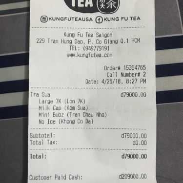 Tổng hợp- Cafe Kung Fu Tea