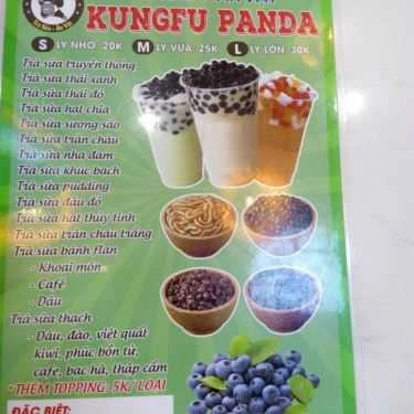 Thực đơn- Cafe Kungfu Panda - Trà Sữa & Ăn Vặt