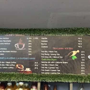 Thực đơn- La Kaféine - Cafe, Sinh Tố & Nước Ép
