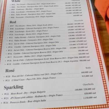 Thực đơn- La Mia Cafe
