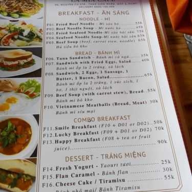 Thực đơn- La Mia Cafe
