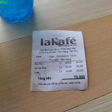 Tổng hợp- Lakafe Cafe - AEON Mall Tân Phú