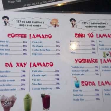 Thực đơn- Lamado - Cafe & Tea