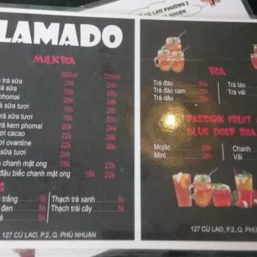 Thực đơn- Lamado - Cafe & Tea