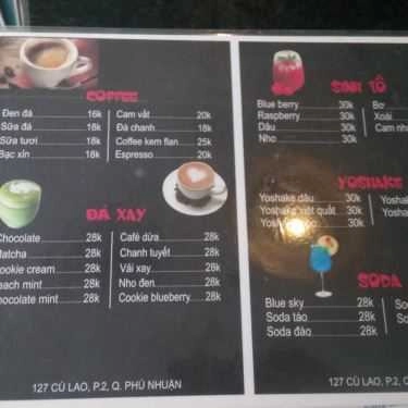 Thực đơn- Lamado - Cafe & Tea