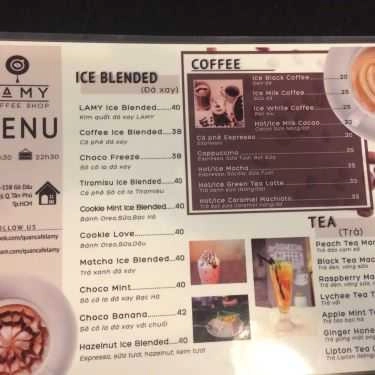 Thực đơn- LAMY Coffee Shop