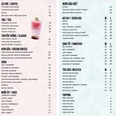 Thực đơn- Lan Can Coffee