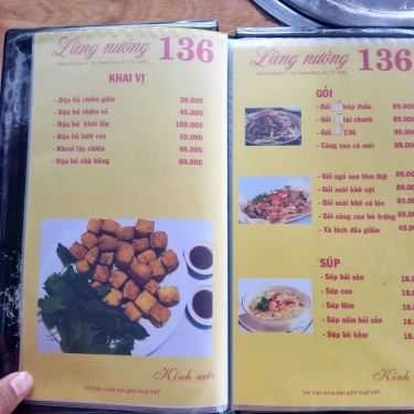 Thực đơn- Quán Nhậu Làng Nướng 136