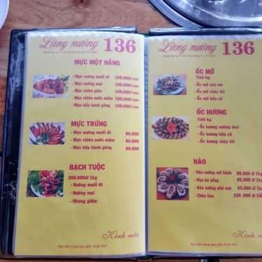 Thực đơn- Quán Nhậu Làng Nướng 136