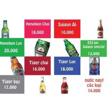 Thực đơn- Quán Nhậu Lãng Quán - Hải Sản & Các Món Nướng